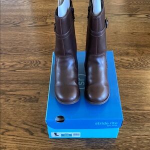Stride Rite Brown Leather Josephine Boots
Size 10 M